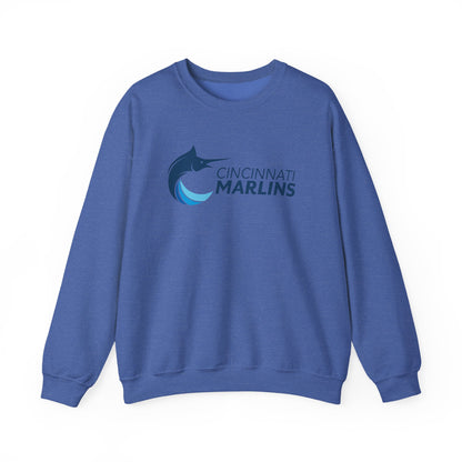 Marlins Heavy Blend Crewneck Sweatshirt