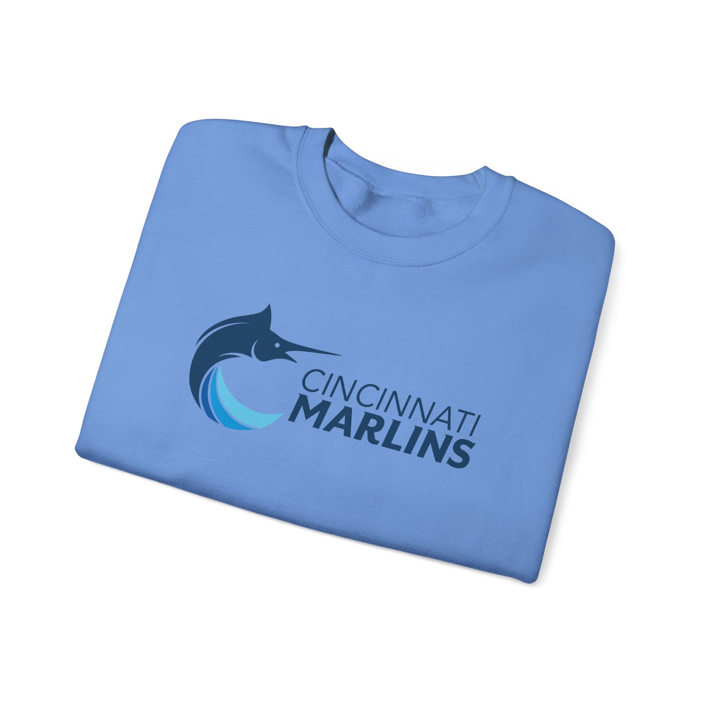 Marlins Heavy Blend Crewneck Sweatshirt