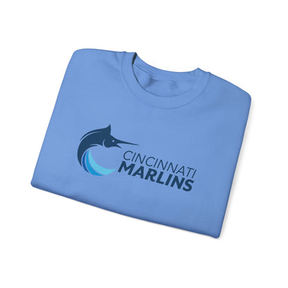 Marlins Heavy Blend Crewneck Sweatshirt