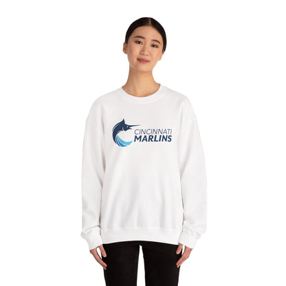 Marlins Heavy Blend Crewneck Sweatshirt