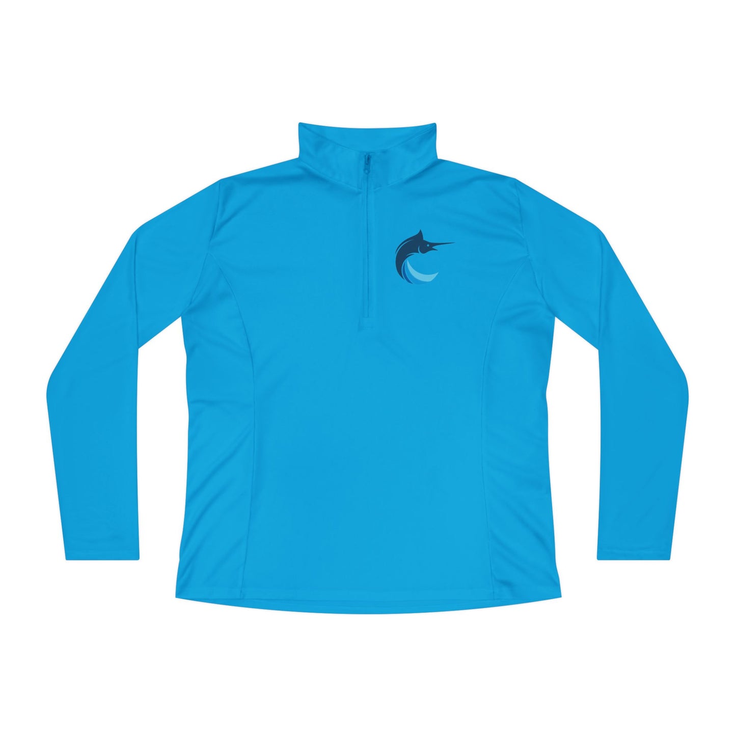 Marlins Ladies Quarter-Zip Pullover
