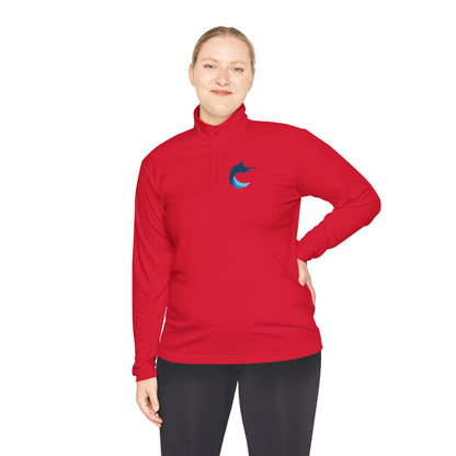 Unisex Marlins Q-Zip Pullover