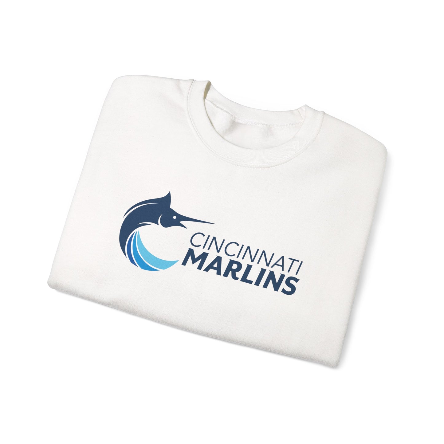 Marlins Heavy Blend Crewneck Sweatshirt