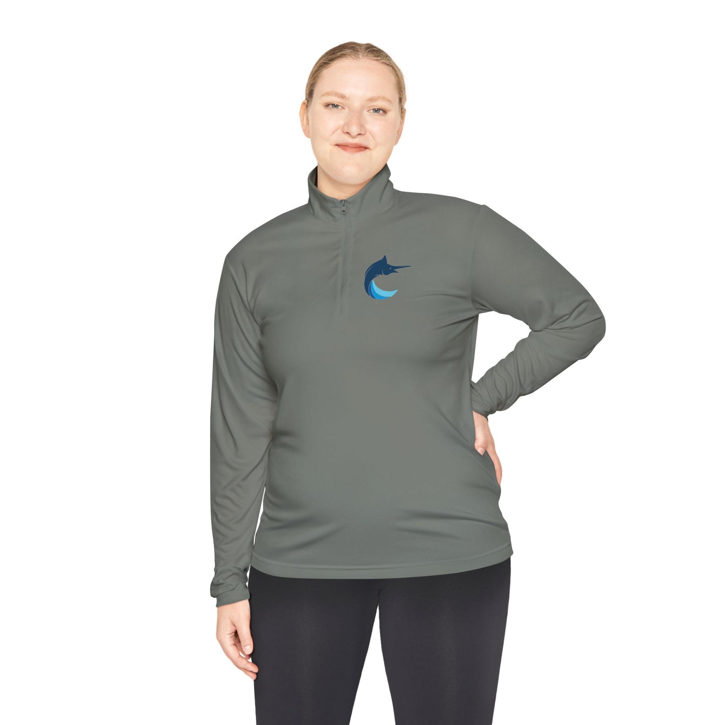 Unisex Marlins Q-Zip Pullover