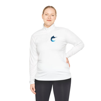 Unisex Marlins Q-Zip Pullover