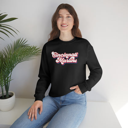 Marlins Retro Unisex Crewneck Sweatshirt