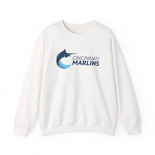 Marlins Heavy Blend Crewneck Sweatshirt