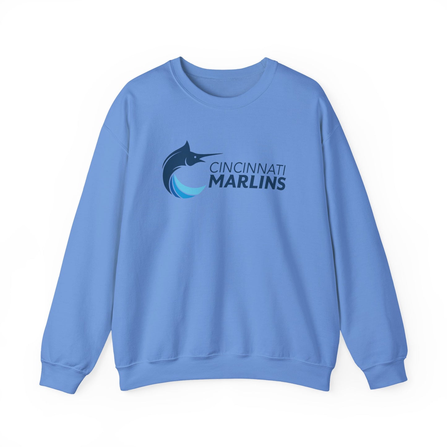 Marlins Heavy Blend Crewneck Sweatshirt