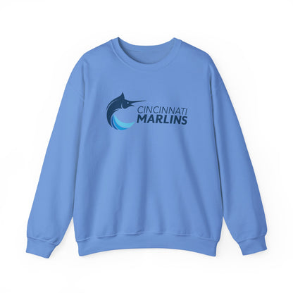 Marlins Heavy Blend Crewneck Sweatshirt