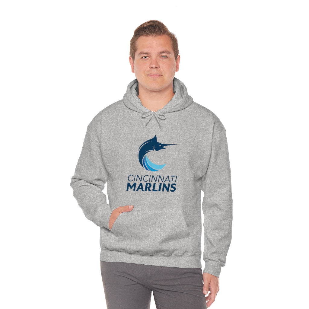 Marlins Heavy Blend Hooded Sweatshirt