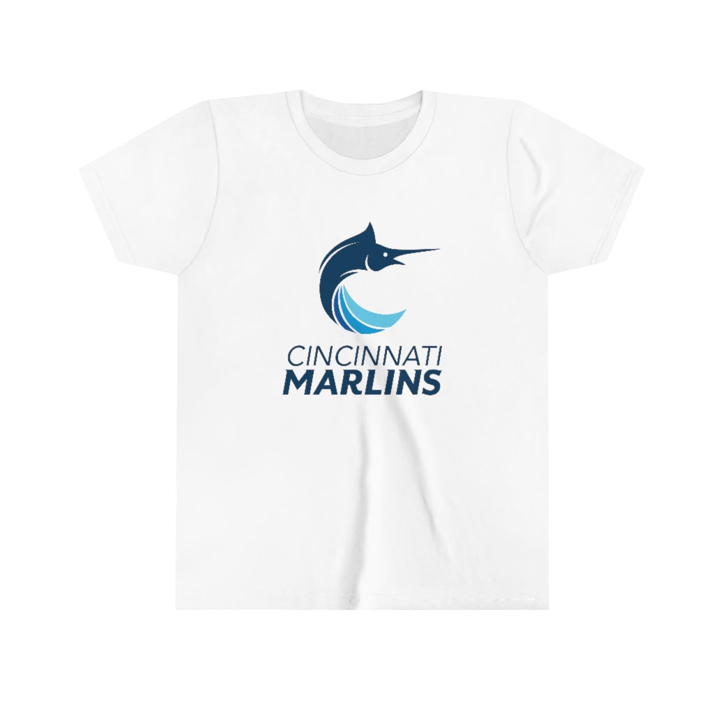 Youth Marlins Soft Cotton Tee
