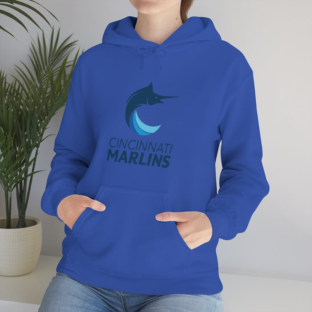 Marlins Heavy Blend Hooded Sweatshirt