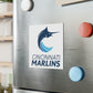 Marlins Car Magnet